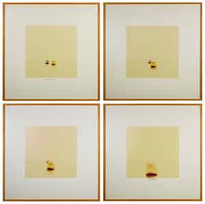 Pieter Engels - Serie van 4 foto's, Reality about colour - Ingelijst verkocht voor € 60!