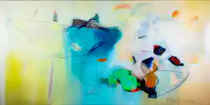 Pieter Vermeulen - Acryl op doek, Wand Schaduwen (Zeer groot) verkauft für € 200!