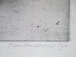 Han Kniphorst - Ingelijste Ets Aquatint kopen? Bied vanaf 25!