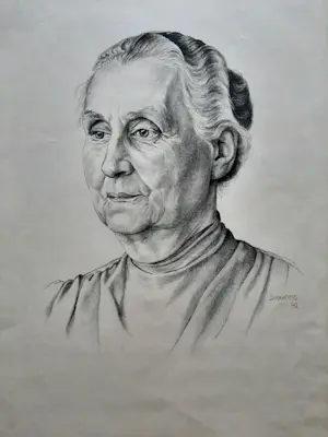 Dirk Harting - Litho, Wilhelmina kopen? Bied vanaf 20!