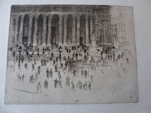 Joseph Pennell - Ets, The Pavement, st paul kopen? Bied vanaf 20!