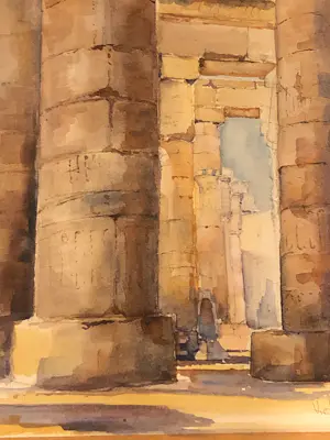 Victor Bouter - Tempel van Karnak, Thebe, Egypte kopen? Bied vanaf 75!