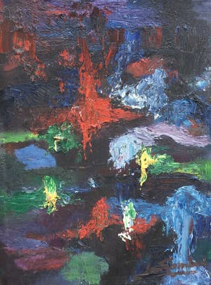 Jan Harmannus Lambeck - C4784-11, Abstracte voorstelling kopen? Bied vanaf 275!