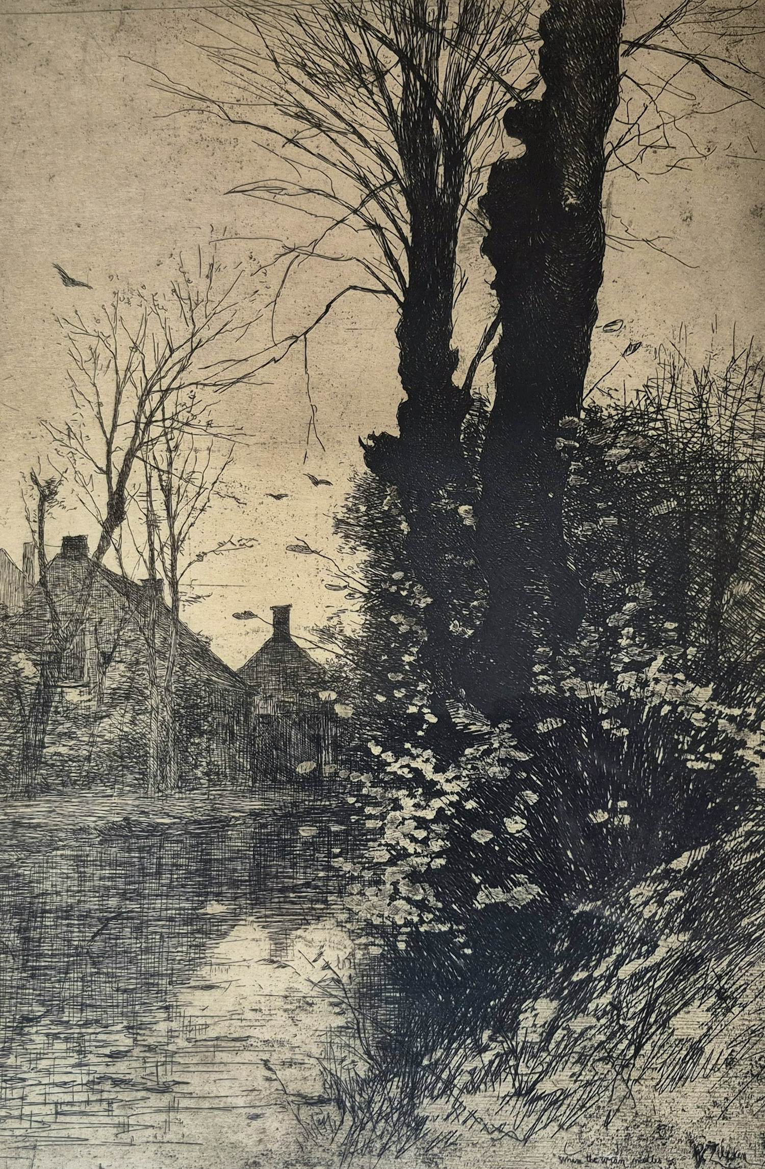 Philip Zilcken - Ets nr. 72 - E/A, gesigneerd r.o. kopen? Bied vanaf 69!