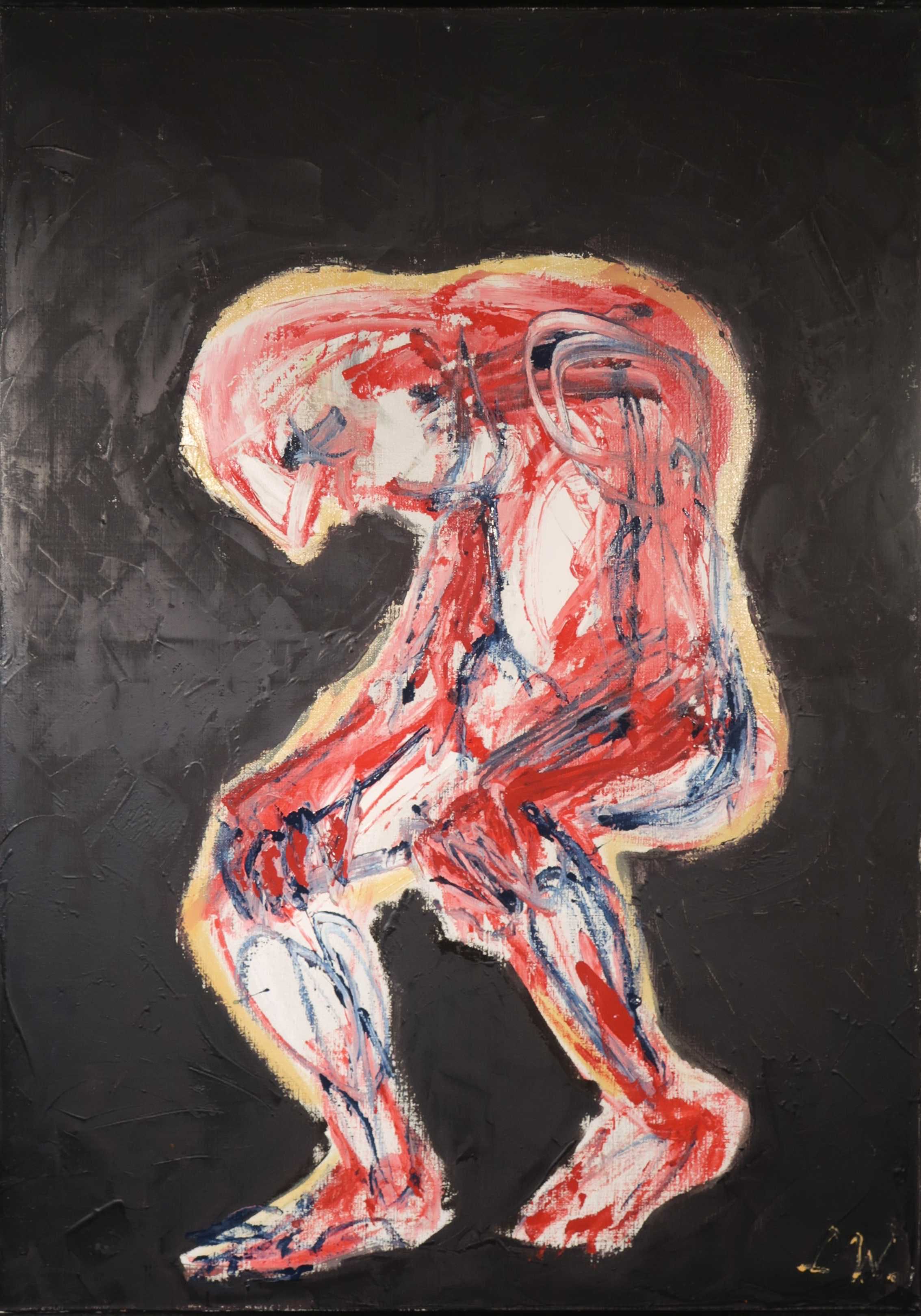 Martin van Wordragen - Gemengde techniek op doek, Gefaalde - Ingelijst kopen? Bied vanaf 450!