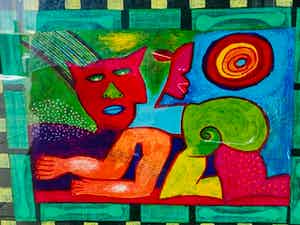 Clemens Briels - zonder titel maar met lijst! verkocht voor € 95!