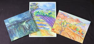 Joe Wols - Lot van drie tekeningen op papier, Landschappen kopen? Bied vanaf 1!