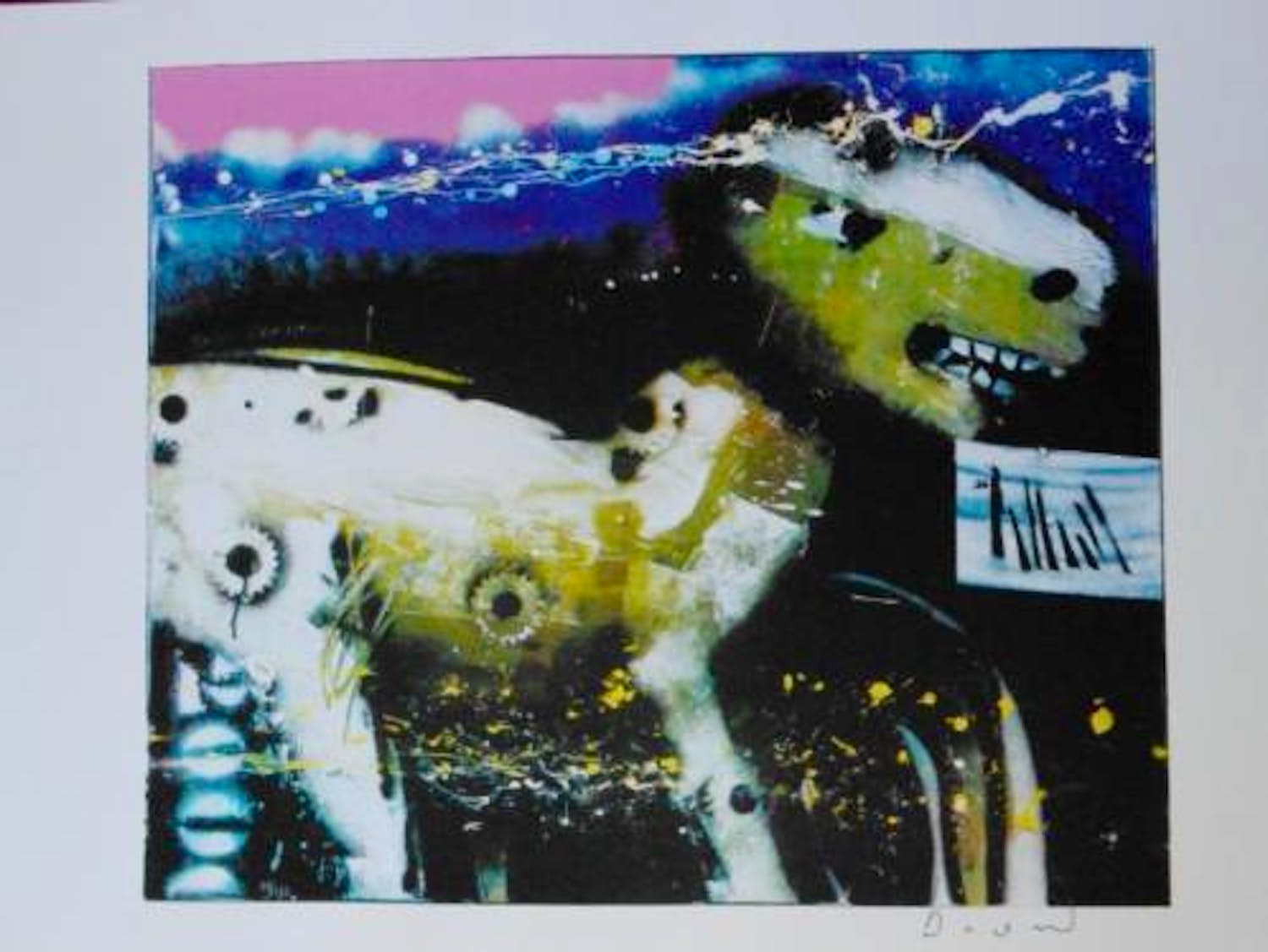 Herman Brood - Kleurenzeefdruk NIGHTRIDE Handgesigneerd kopen? Bied vanaf 1!
