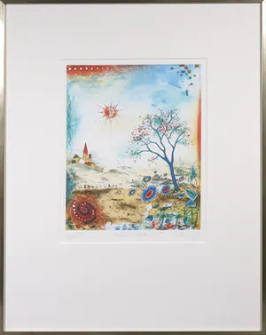 Heinz Voss - Ets en aquatint, (...) als Natur - Ingelijst kopen? Bied vanaf 40!