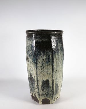 Gutte Eriksen - Steengoed, Achtkant vaas kopen? Bied vanaf 1!