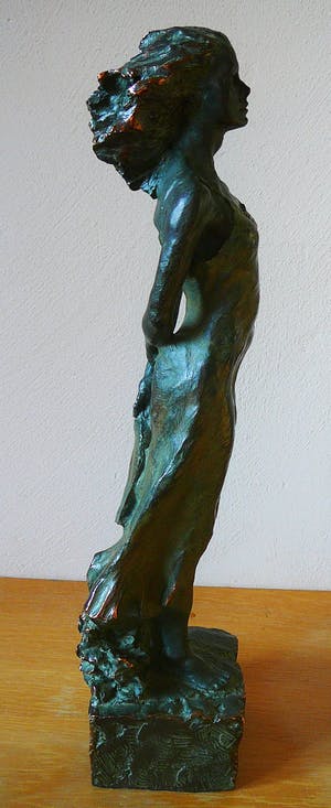 Joan Miro - Dame met hoed voor InverArt -brons verguld 1995- kopen? Bied vanaf 175!