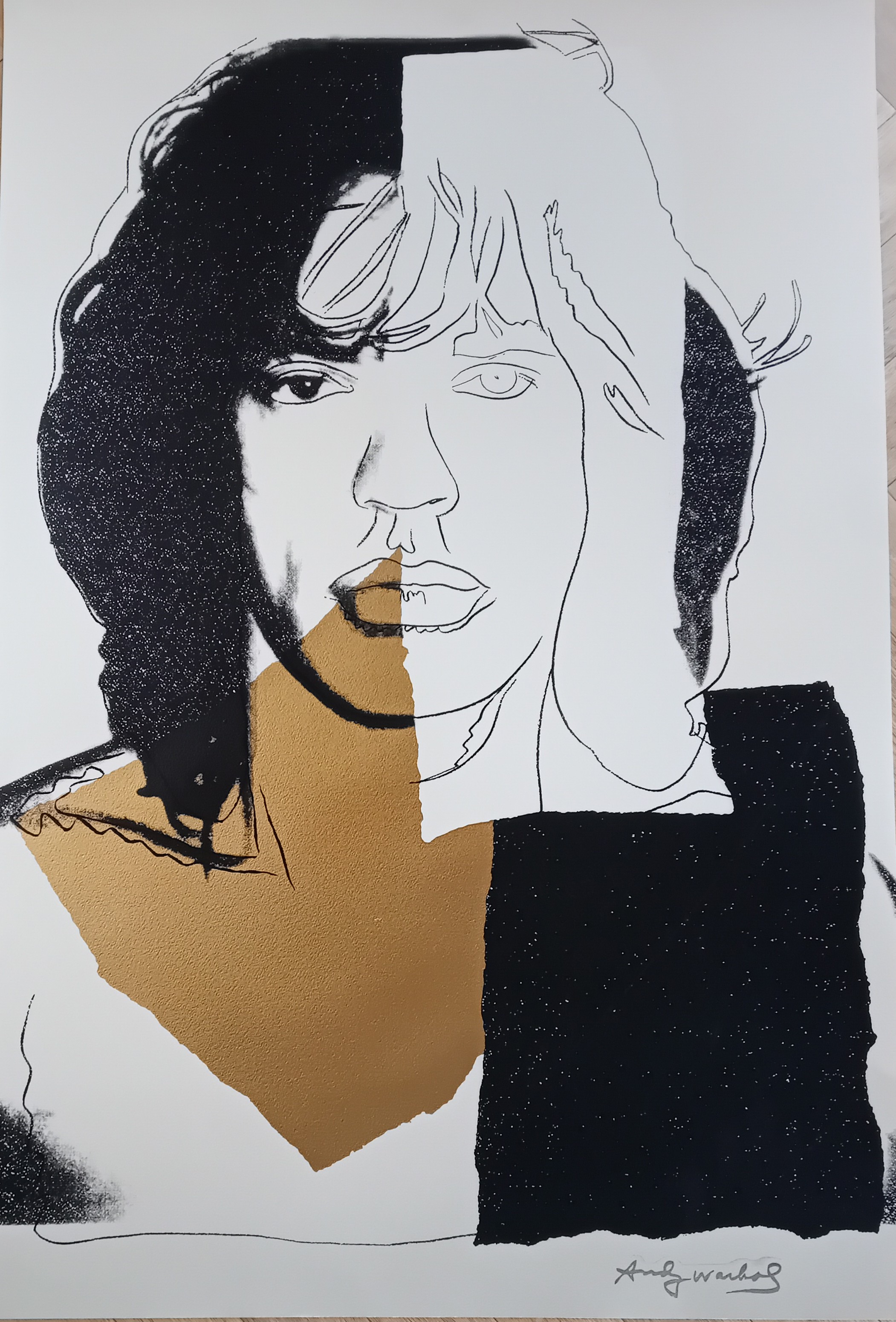 Andy Warhol - Kleurenzeefdruk MICK JAGGER (seabird edition) ZEER GROOT!!! kaufen? Bieten Sie von 375!