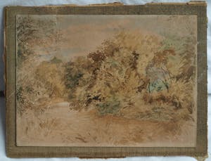 Melchior Fritsch - Aquarel , “An der Schwarza” – 1879 kopen? Bied vanaf 10!