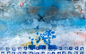 Theo Koster - Zeefdruk, Zonder titel verkocht voor € 35!