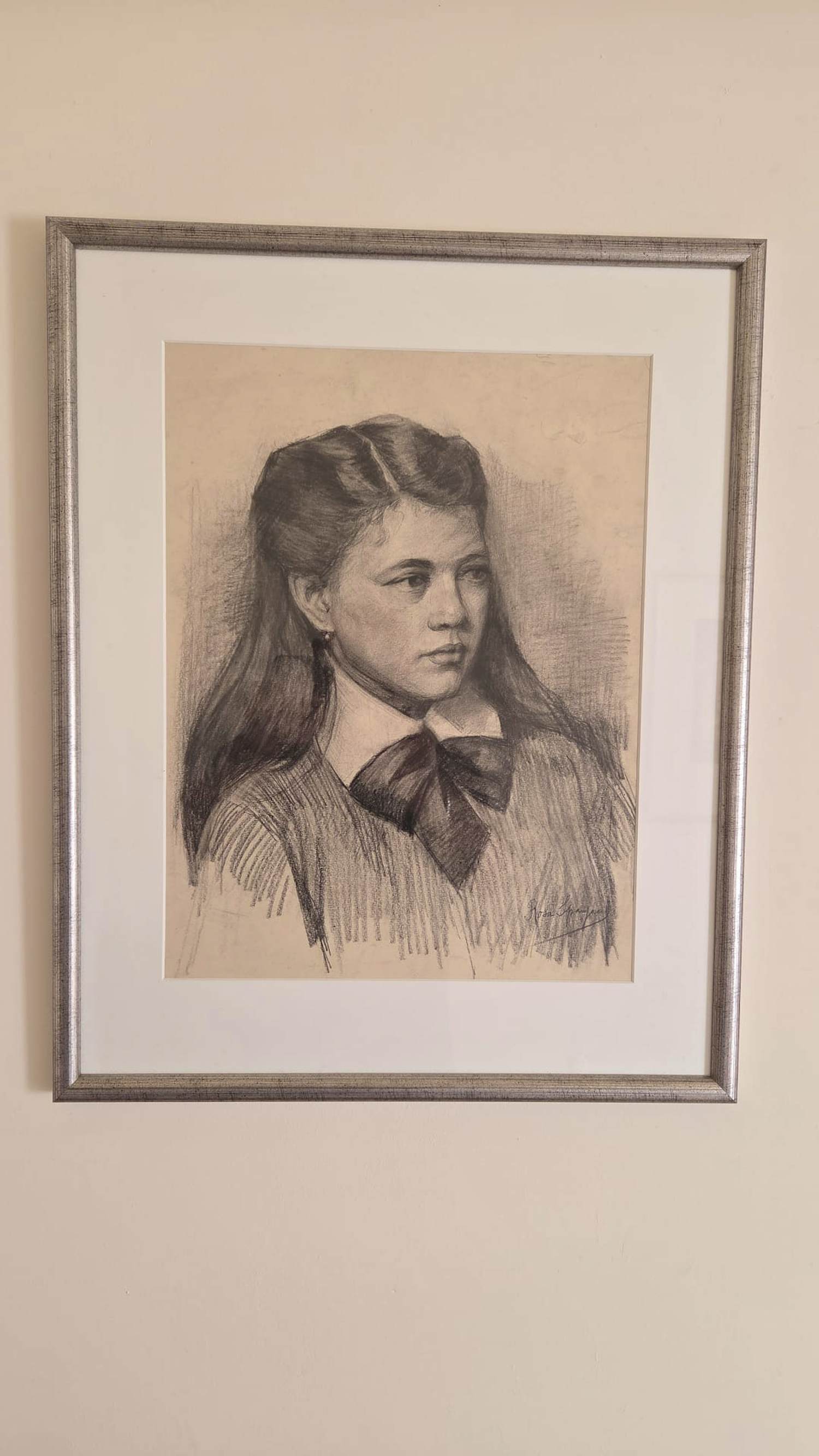 Rosa Spanjaard - Portret van meisje verkocht voor € 75!