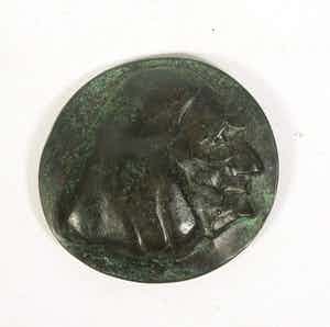 Jos Reniers - Bronzen penning, Franz Liszt verkocht voor € 80!
