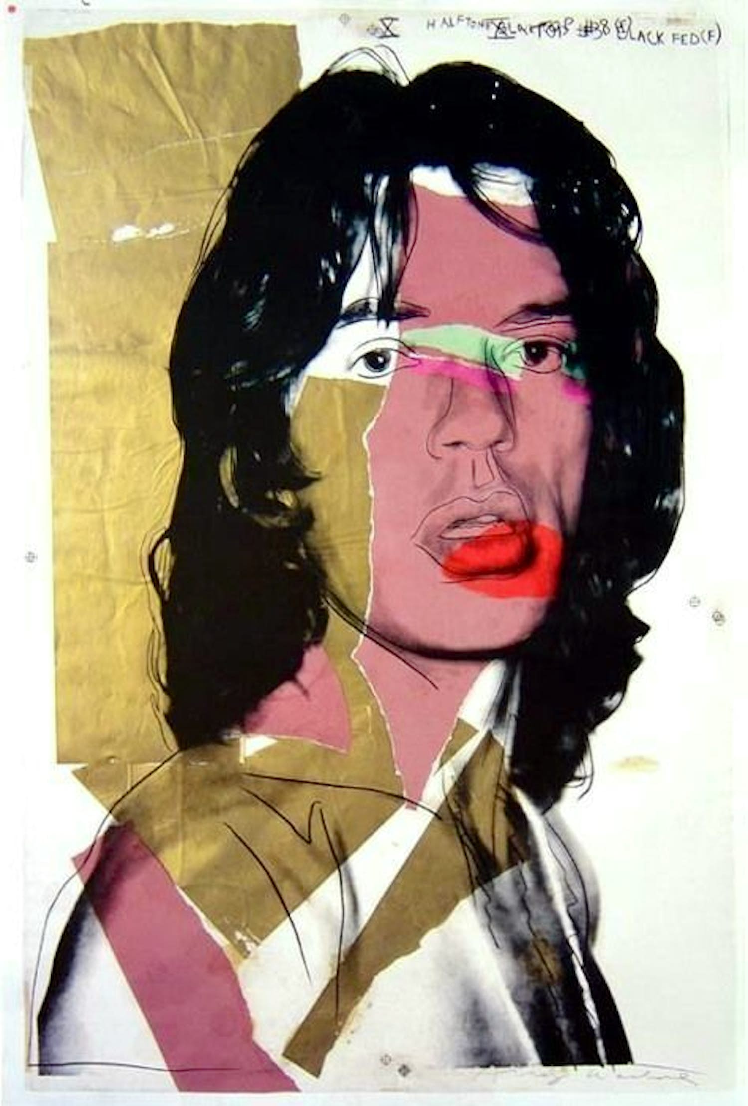 Andy Warhol - Mick Jagger (orig. 1975) - Museum Moderner Kunst Wien - 2010 verkocht voor € 85!