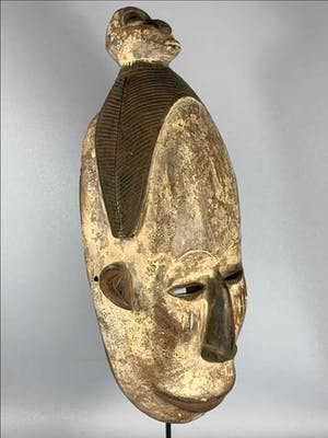 Ibibio - Tribal Used African Ibibio Mask - Nigeria. kopen? Bied vanaf 35!