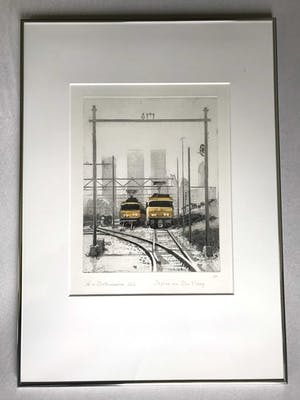 Wim Bettenhausen - Skyline van Den Haag (Ets met aquatint) kopen? Bied vanaf 133!