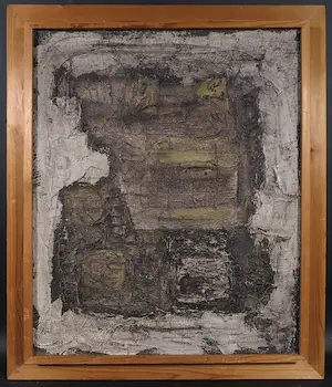 Shlomo Koren - Olieverf op doek, Zonder titel - Ingelijst kopen? Bied vanaf 500!