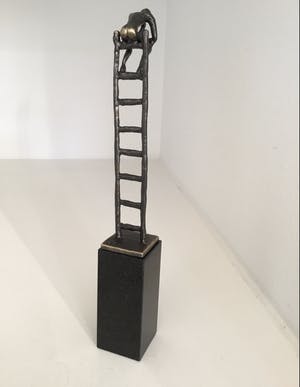 Corry Ammerlaan - Sculptuur “ De denkende mens “ kopen? Bied vanaf 75!