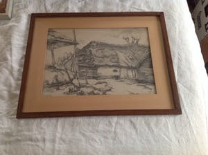 Willem Frederik Boekstal - B2512, Boerderijgezicht met hooiberg kopen? Bied vanaf 50!