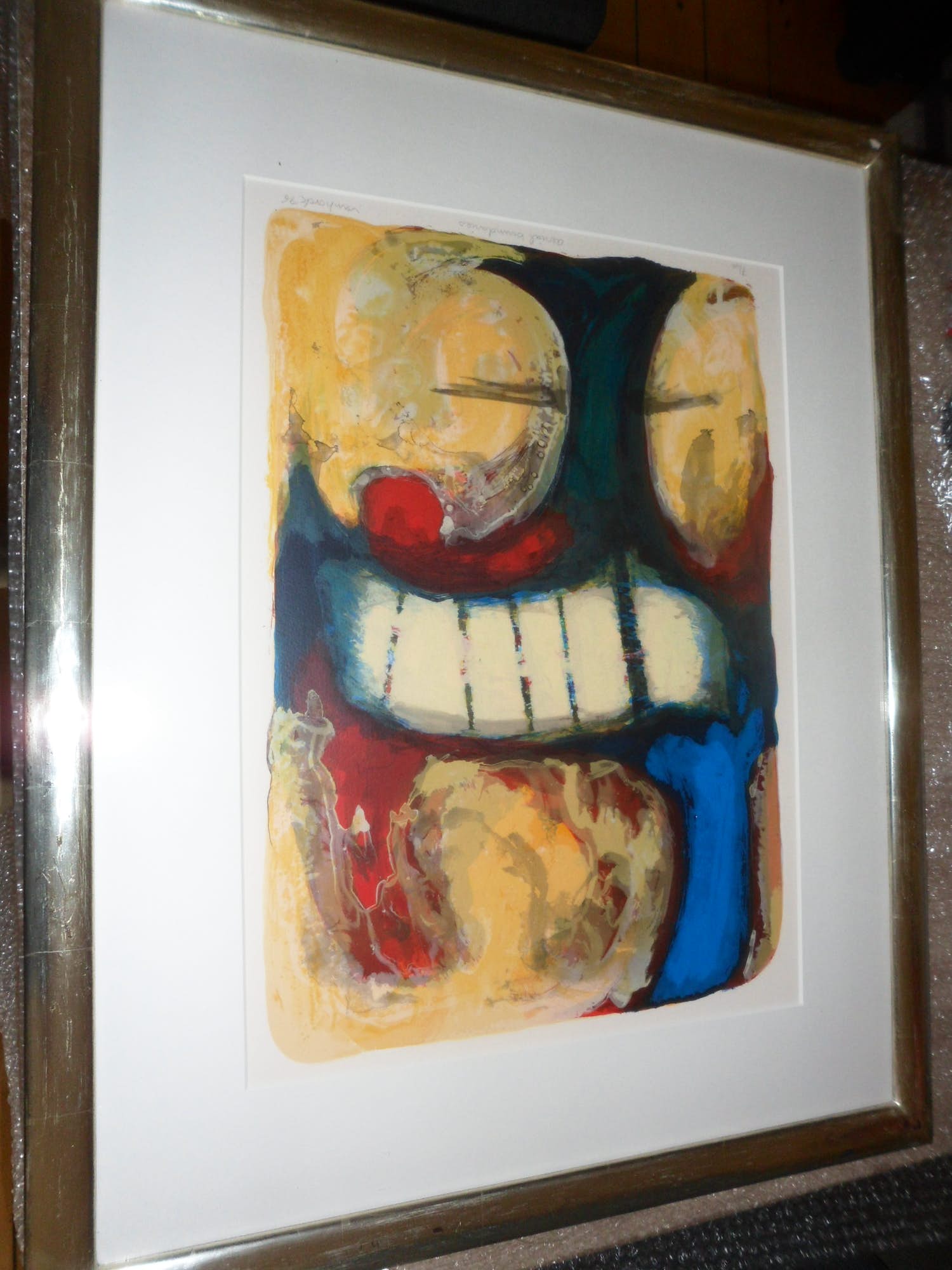 Hans Vanhorck - Litho, Titel, "Aerial Boundaries " uit 1995 verkocht voor € 35!