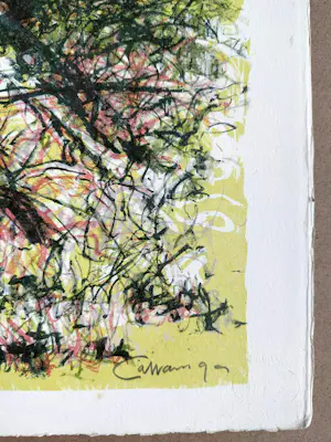 Giancarlo Cazzaniga - Technique mixte 1997 – Sérigraphie & eau-forte – 70×50 cm – Signée & numérotée kopen? Bied vanaf 140!