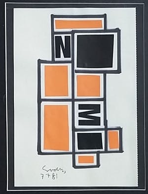 Siep van den Berg - Collage op papier kopen? Bied vanaf 100!