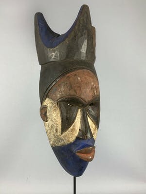 Dogon - 200378 - Tribal Used African IGBO Mask - Nigeria. kopen? Bied vanaf 25!