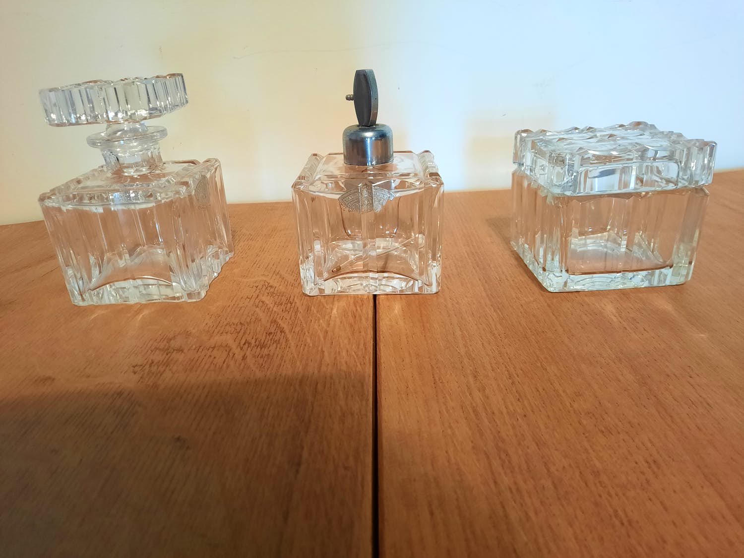 Val-Saint-Lambert - toiletset 3 delige toiletset verkocht voor € 20!