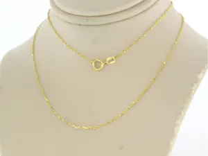 14k geel gouden collier - 45 cm lang kopen? Bied vanaf 80!