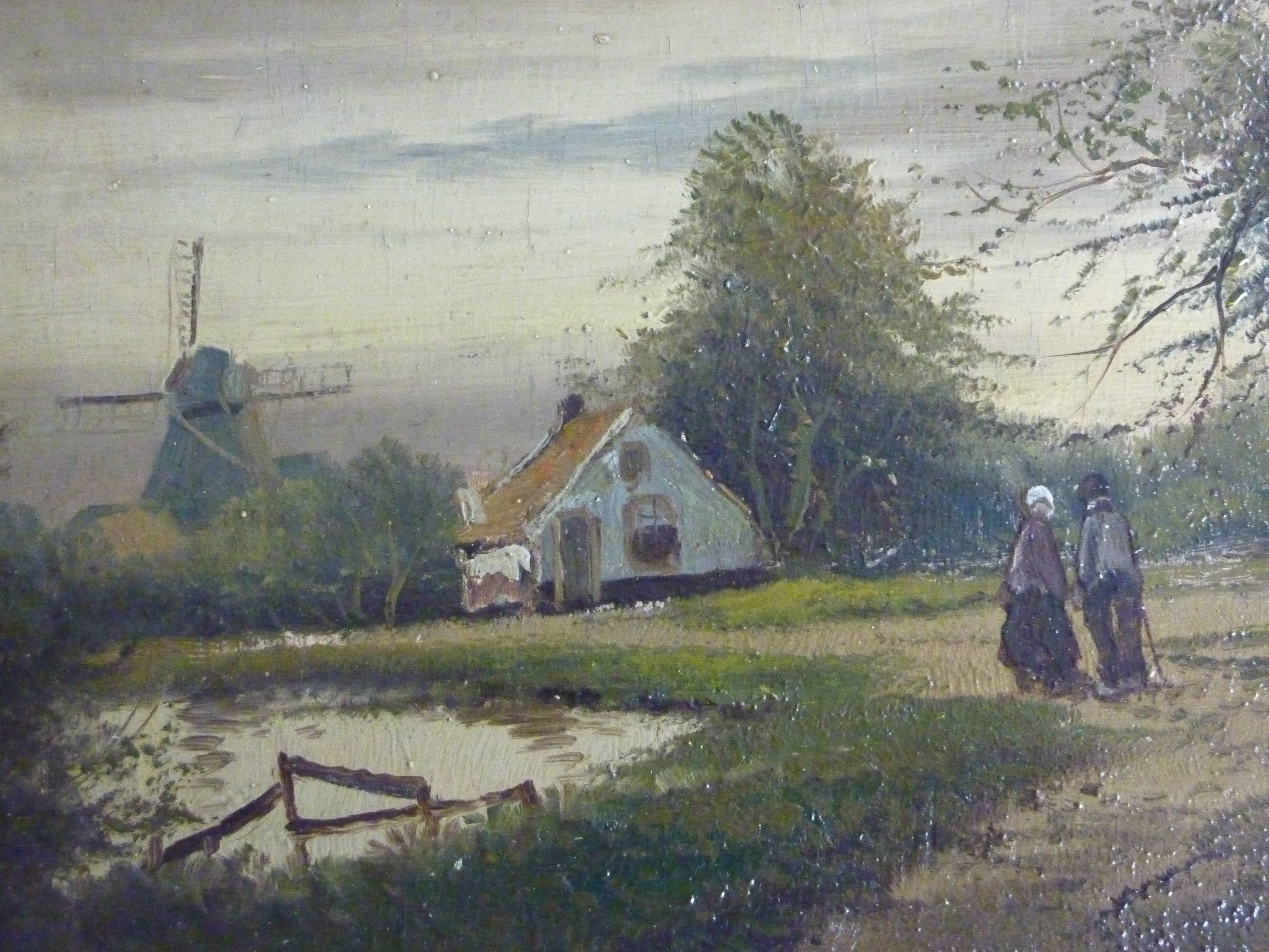 Andries van den Berg - Boerenechtpaar onderweg naar huis. kopen? Bied vanaf 1!