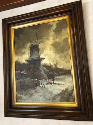 Jos van Dijk - Topstuk Jos van Dijk (1913-2000) – Monumentaal Hollands Winterlandschap kaufen? Bieten Sie von 200!