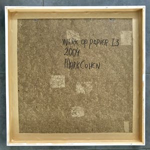 Mark Cohen - Work on paper I8 kopen? Bied vanaf 45!