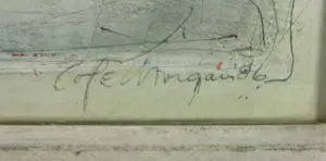 Cole Morgan - Gemengde techniek op board, CXXXCIII - Ingelijst kopen? Bied vanaf 1200!