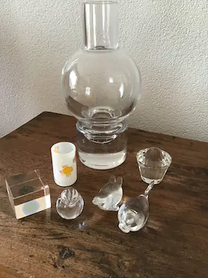 AcheterKosta Boda - Vaasje van Ken Done, Hadeland kristal dieren , grote zeer zware vaas,etc? Enchérissez de 50!