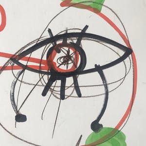 Paul Indrek Kostabi - "Doug Holland" - Uniek werk - Mixed media, acryl. kopen? Bied vanaf 425!