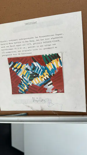 Karel Appel - Paysage/Visage kopen? Bied vanaf 250!