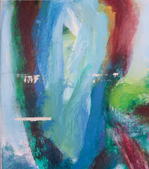 Jet de Knegt - Olieverf op doek, De wandeling kopen? Bied vanaf 50!