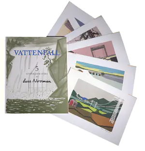Lars Norrman - Portfolio met 5 litho's, VATTENFALL kaufen? Bieten Sie von 1!