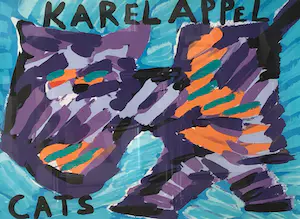 Karel Appel - Cats in lijst kaufen? Bieten Sie von 75!