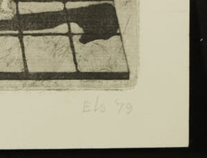 Niet of onleesbaar gesigneerd - Lot van twee etsen, Sans reponse + Zonder titel kopen? Bied vanaf 10!