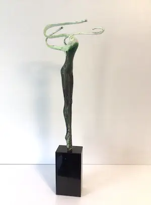 Corry Ammerlaan - Sculptuur “ Hoofd in de wolken “. 40 cm hoog ! kopen? Bied vanaf 89!