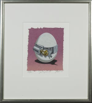 Sharon Amir - Zeefdruk, Gentle pressure - Ingelijst kopen? Bied vanaf 1!