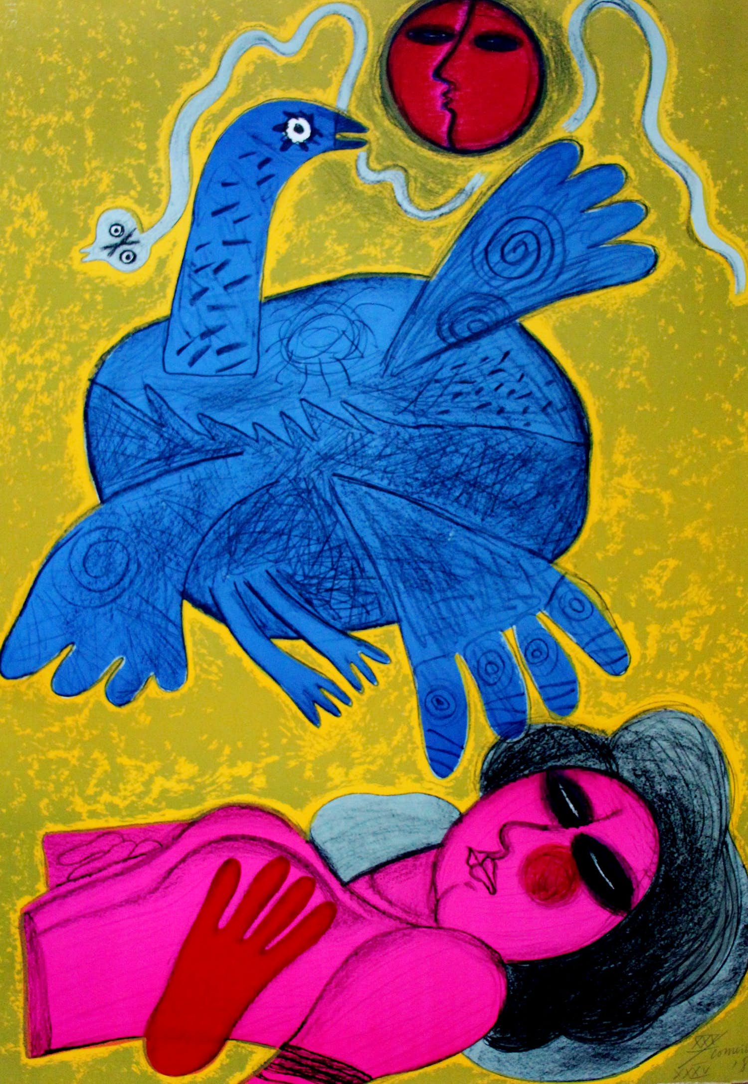 Corneille - Litho - 1988 verkocht voor € 299!