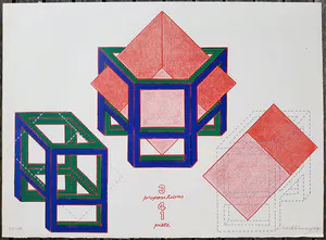 Mark Brusse - 3 Propositions 4 1 piece, litho kopen? Bied vanaf 40!