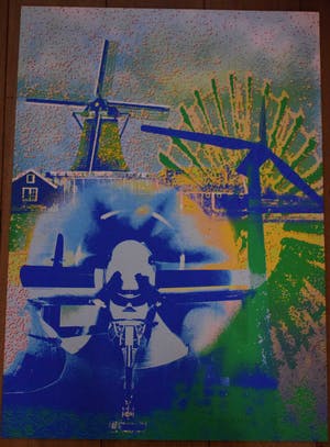 Henk van der Vet - Zeefdruk - Techniek kopen? Bied vanaf 40!