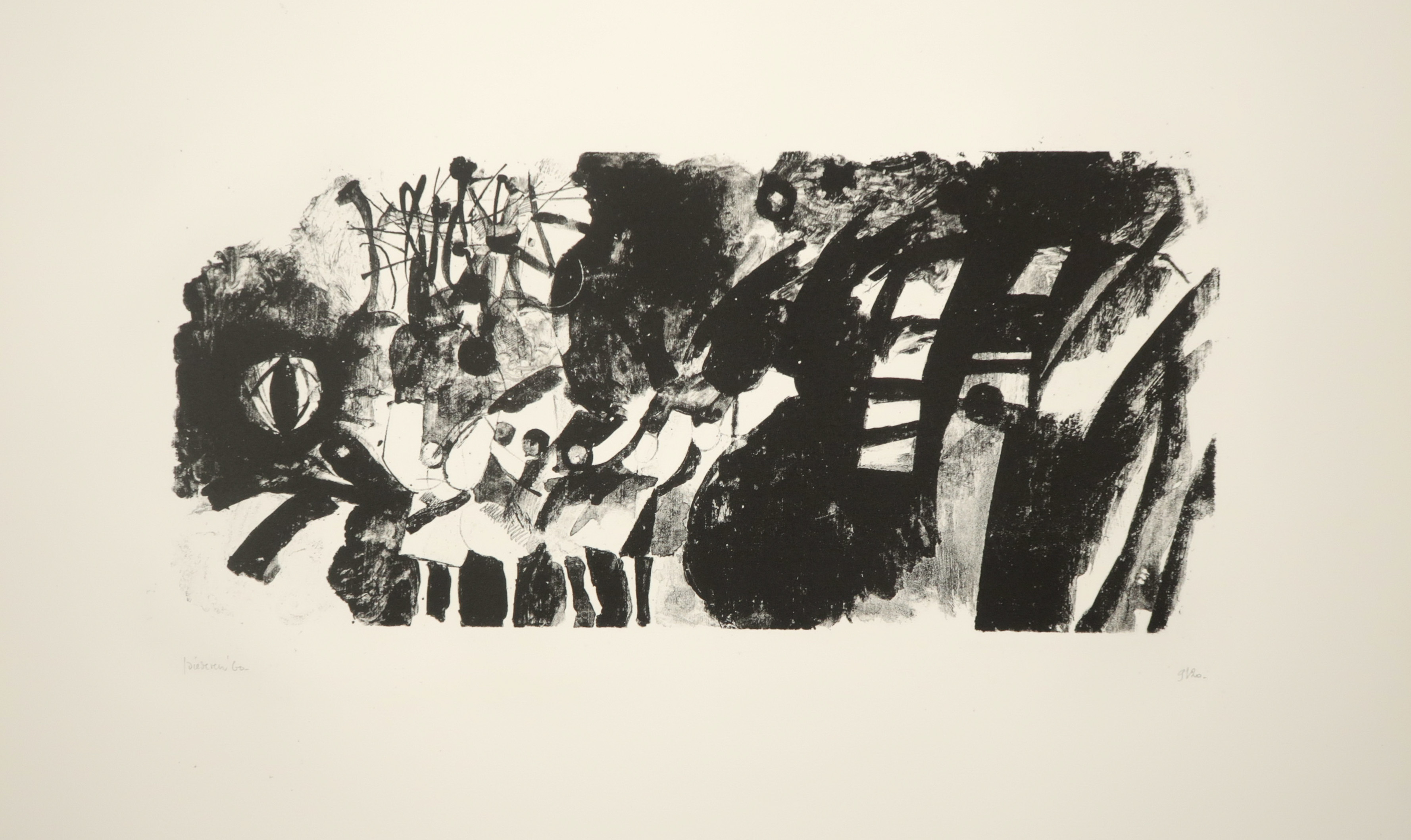 Jef Diederen - Litho, Zonder titel kopen? Bied vanaf 35!