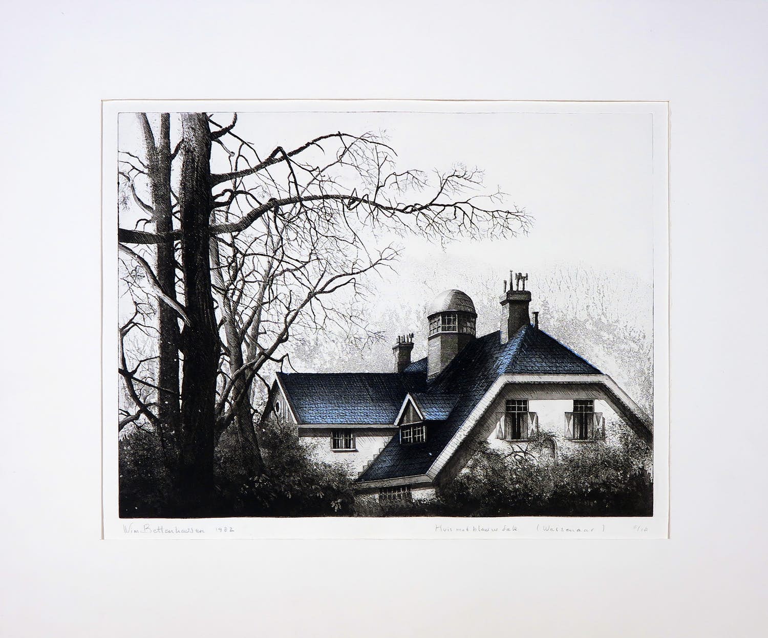 Wim Bettenhausen - Ets, Huis met blauw dak kopen? Bied vanaf 100!
